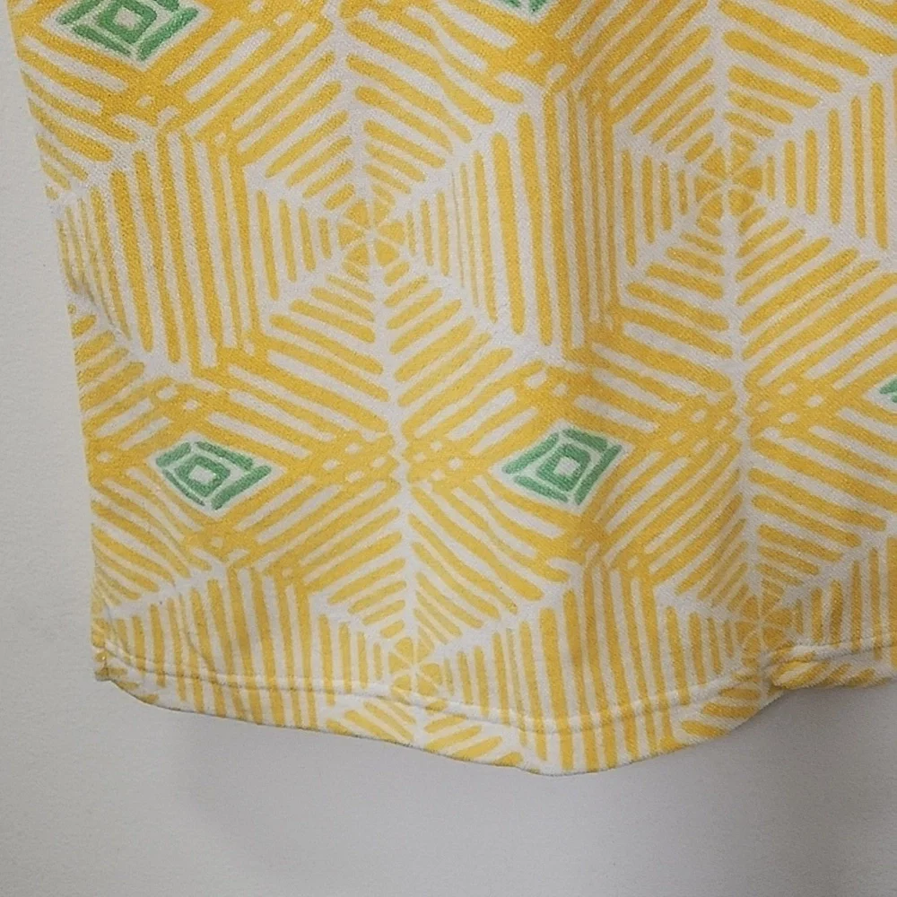 Stan Herman  Coastal Mosaic Ripples Zip Lounge/ Robe Dress Sunshine Size Small - Picture 13 of 16